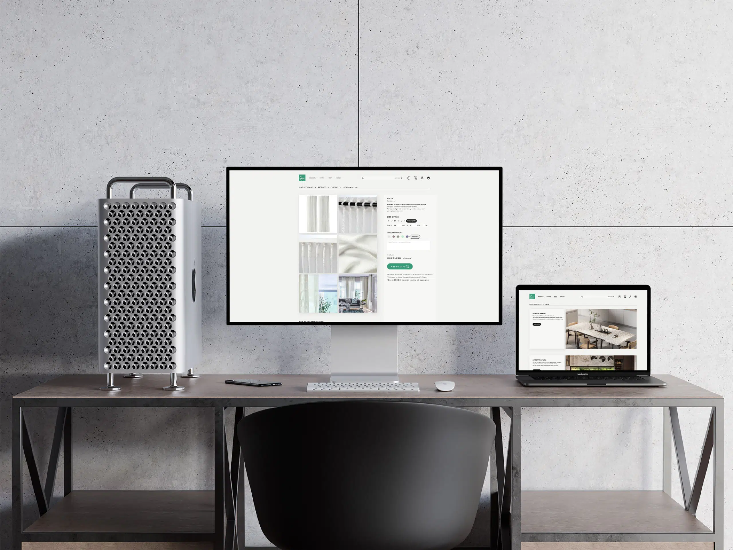 2019 Mac Pro and MacBook Pro Mockup by Anthony Boyd Graphics