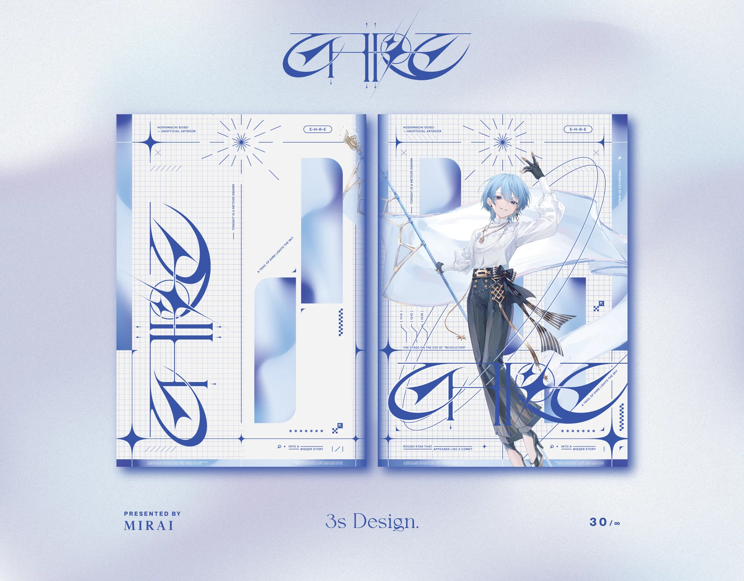 C105 & FF44 - Dōjinshi book Designs - 3s Design